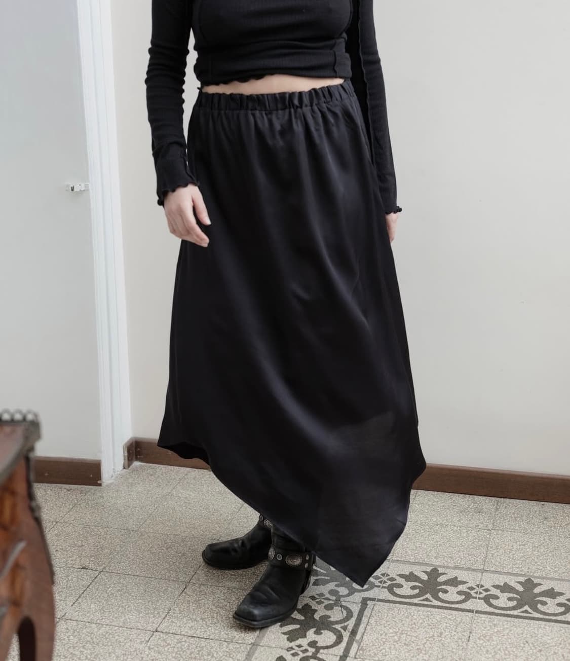 베이스레인지 baserange cravat skirt 상품이미지1