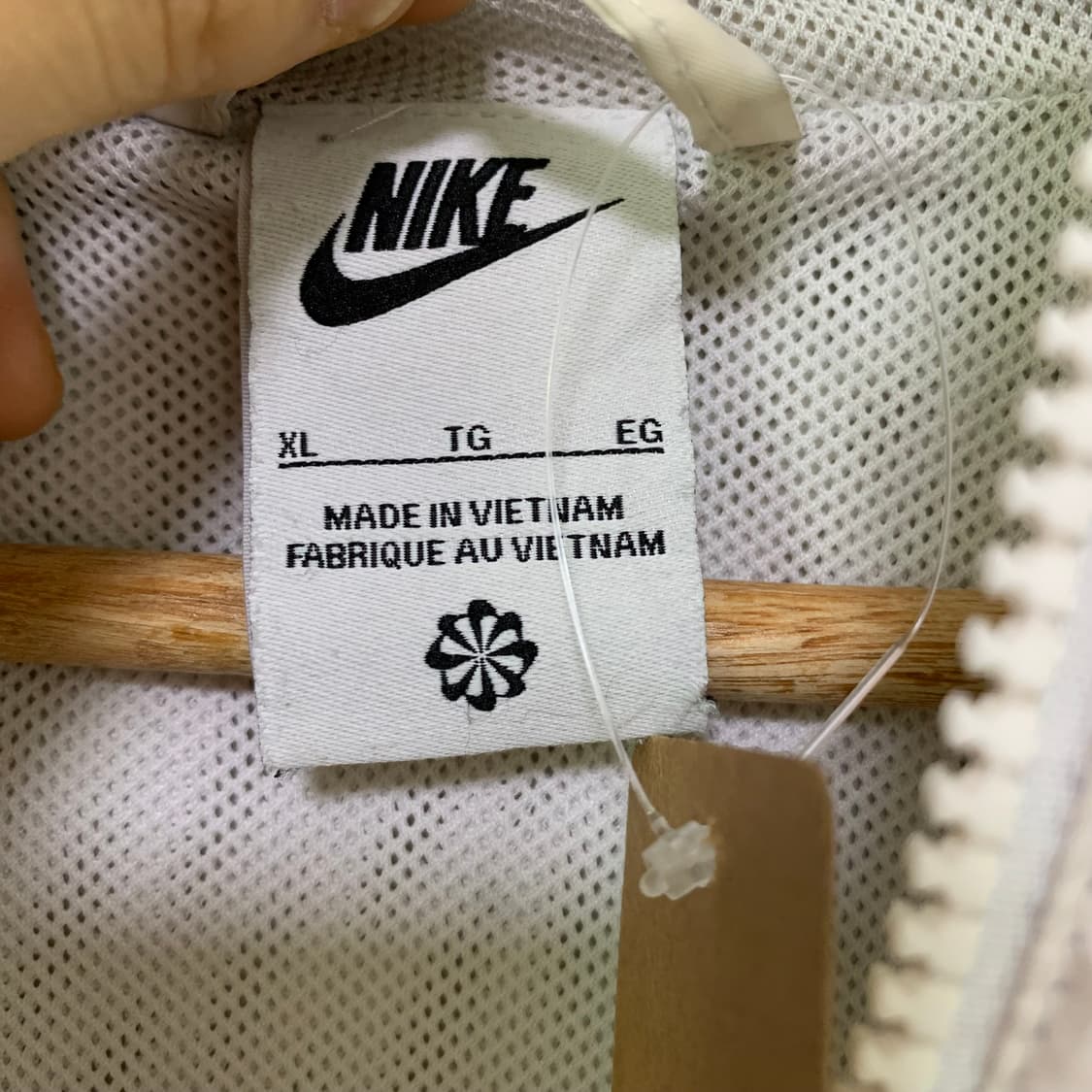 나이키 윈드러너 후드 바람막이 민트 그레이 빈티지 루즈핏 XL 남녀공용 상품이미지5