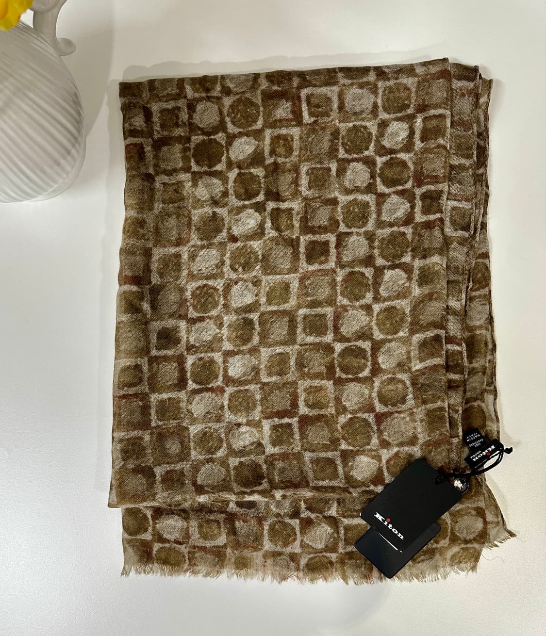 키톤 캐시미어 100% 스카프 머플러 새상품 상품이미지1