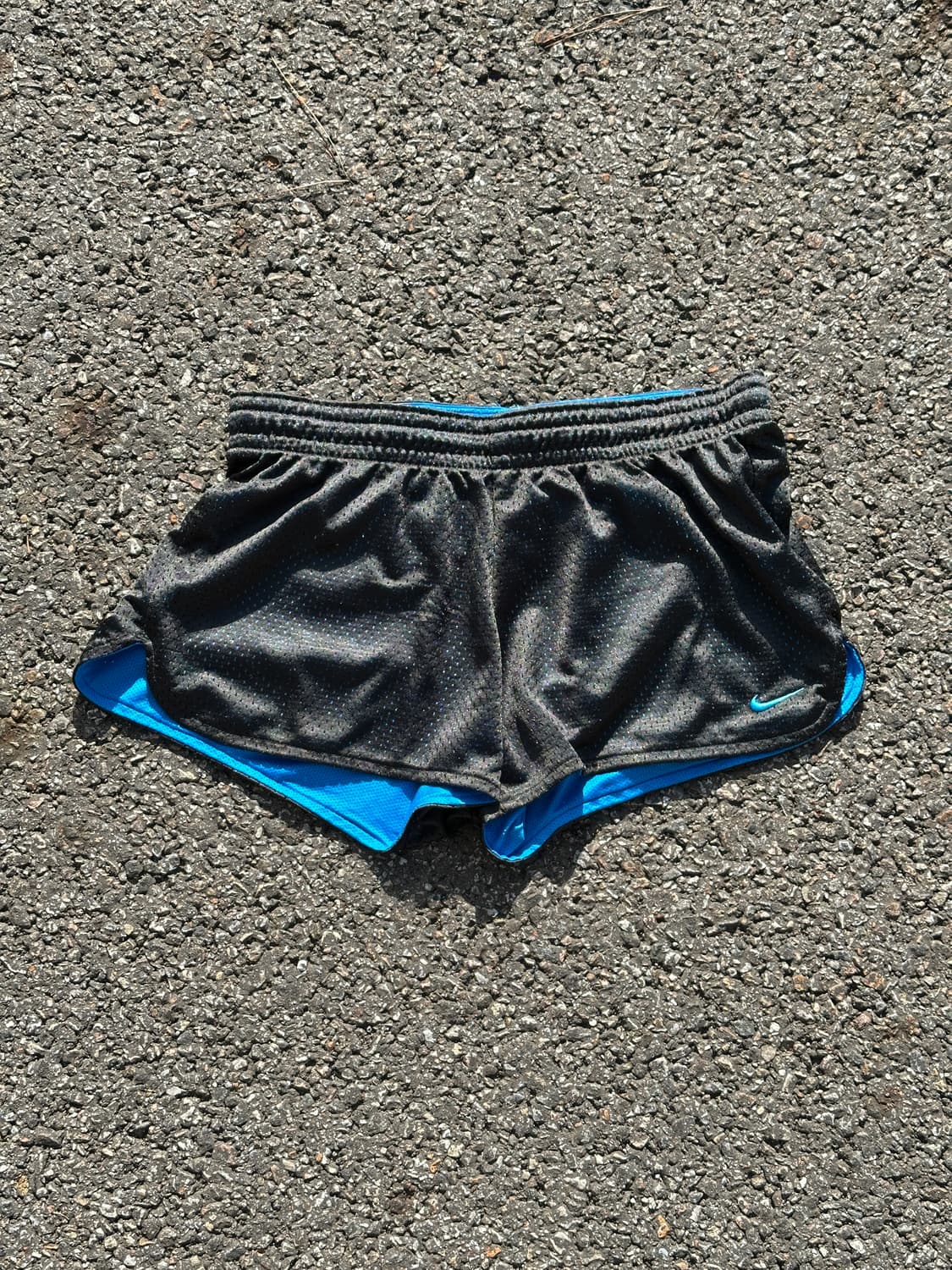 [M] 나이키 여성 블랙 메쉬 러닝 쇼츠 반바지 상품이미지1