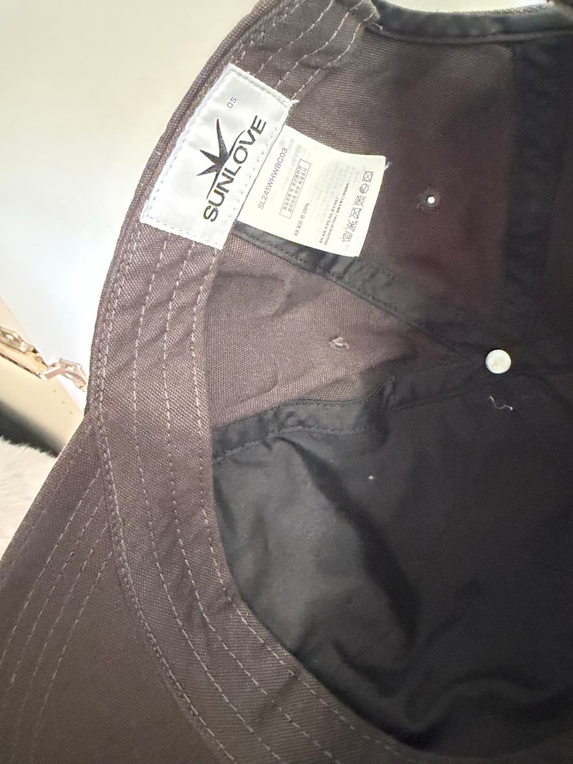 썬러브 캐피탈 캡 다크브라운 상품이미지3