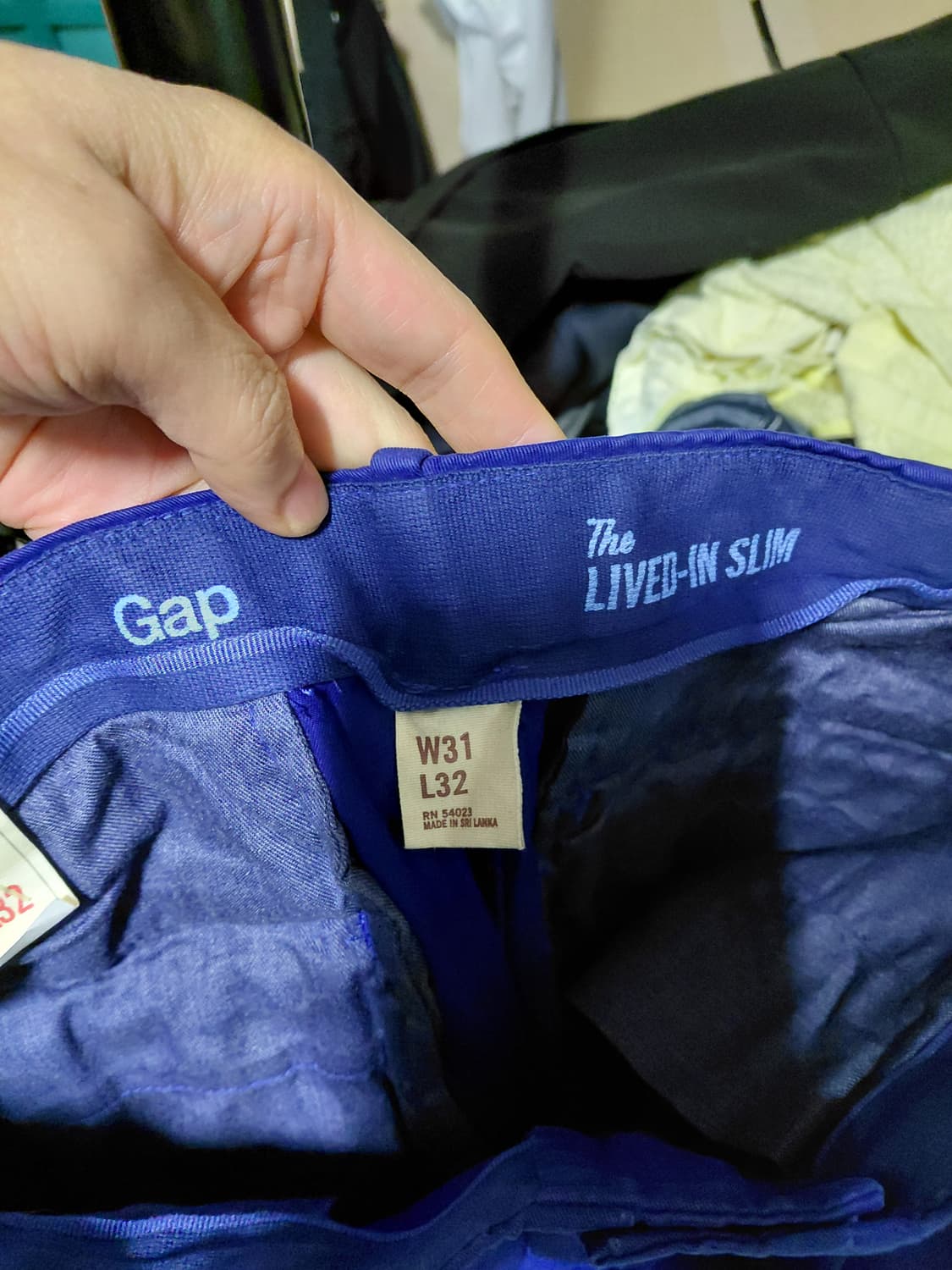 [갭](새제품)슬림핏 코튼 치노 면바지 31사이즈 상품이미지6