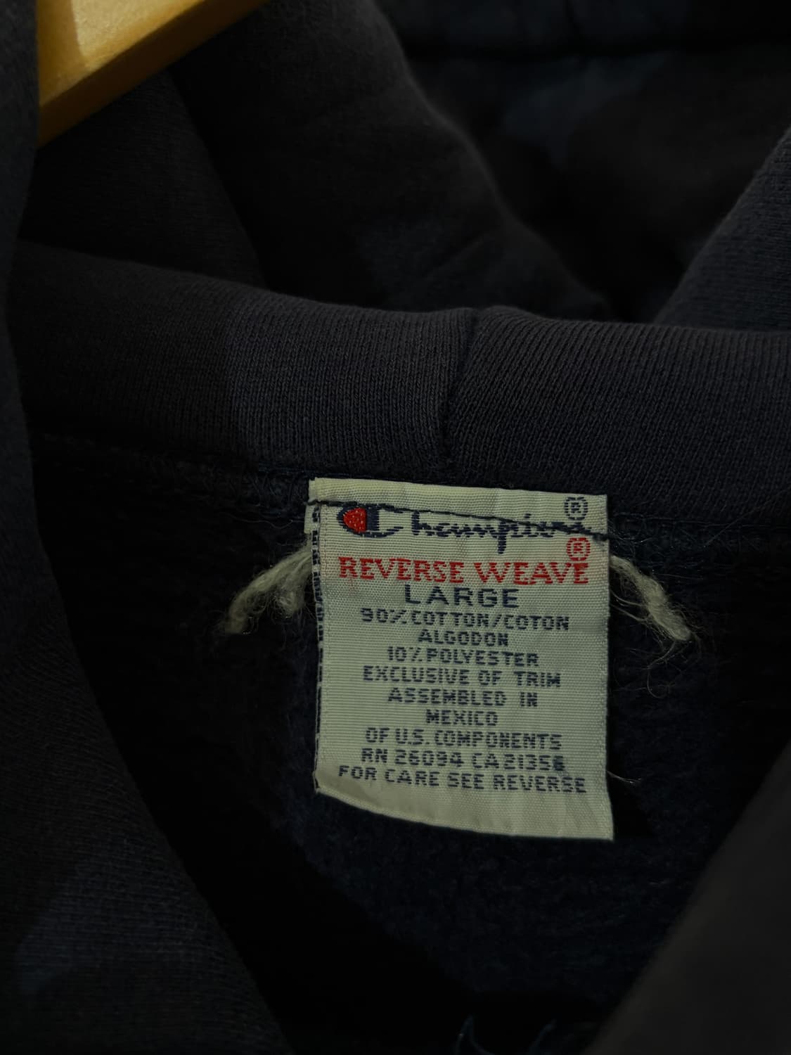 90's SUPREME x CHAMPION REVERSWEAVE hood 상품이미지7