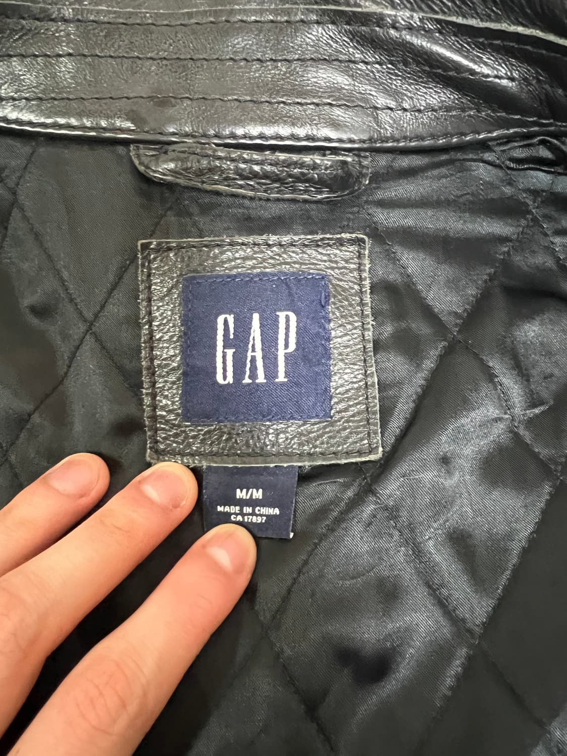 (M, 103) 올드갭 레더자켓 상품이미지5