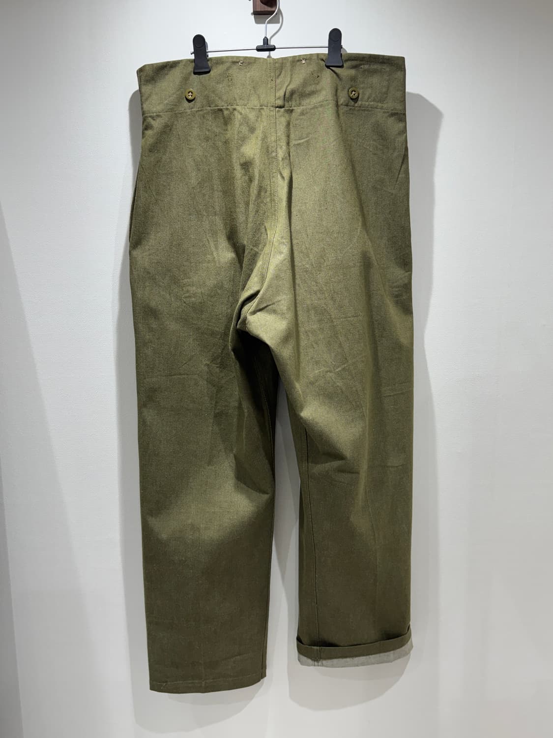 1953 영국군 그린 데님 트라우저 상품이미지8