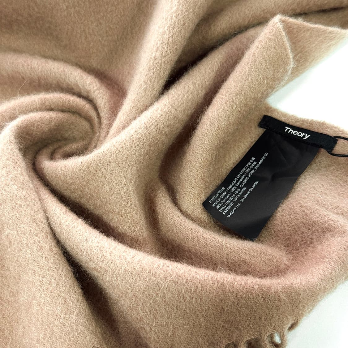 띠어리 캐시미어100 프린지 머플러 [새상품] 상품이미지5