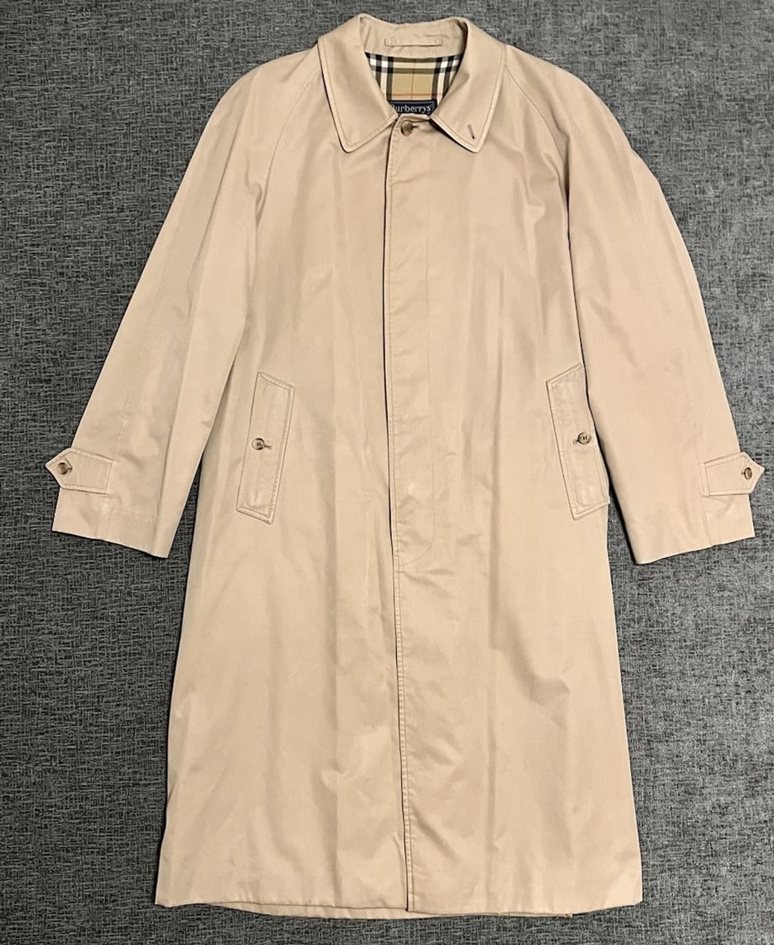 90s 버버리 발마칸 맥코트 베이지 상품이미지1