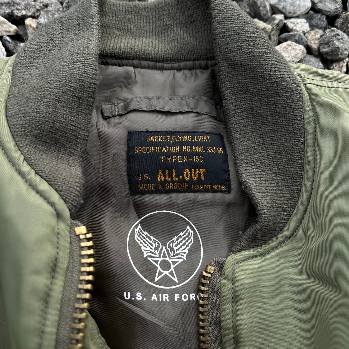 MA-1 미공군 빈티지 자켓 (실측확인) 상품이미지4