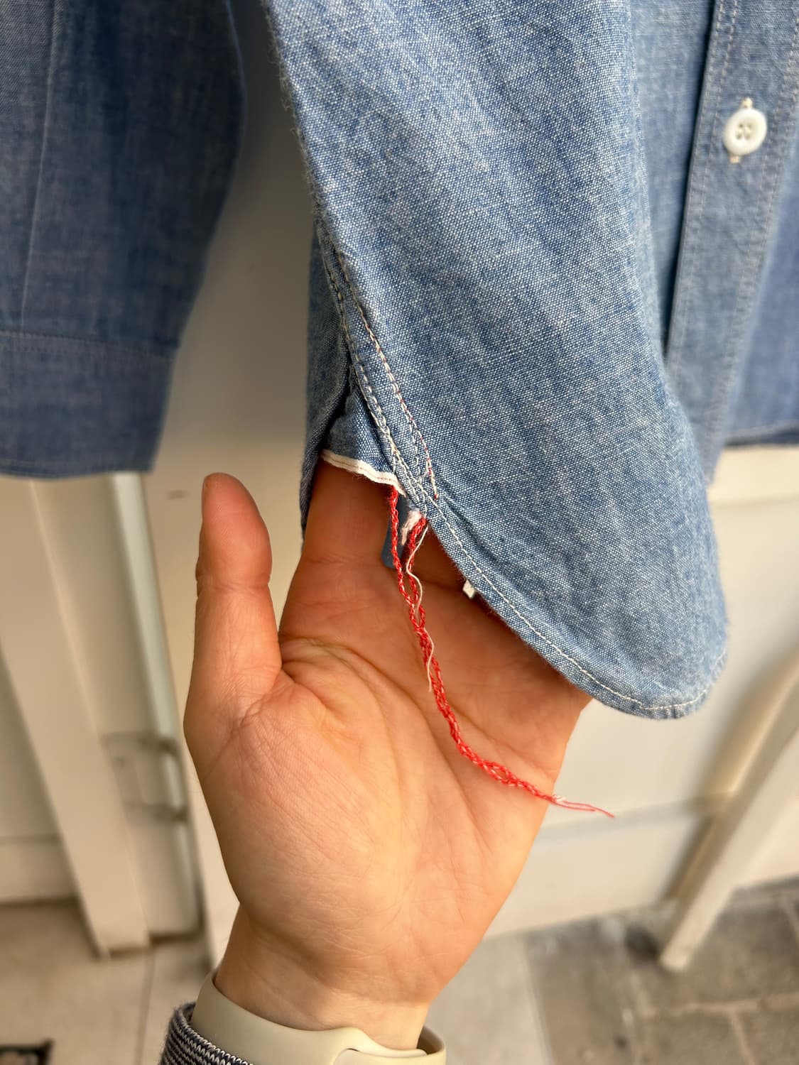 BEAMS BOY chambray shirt 상품이미지5