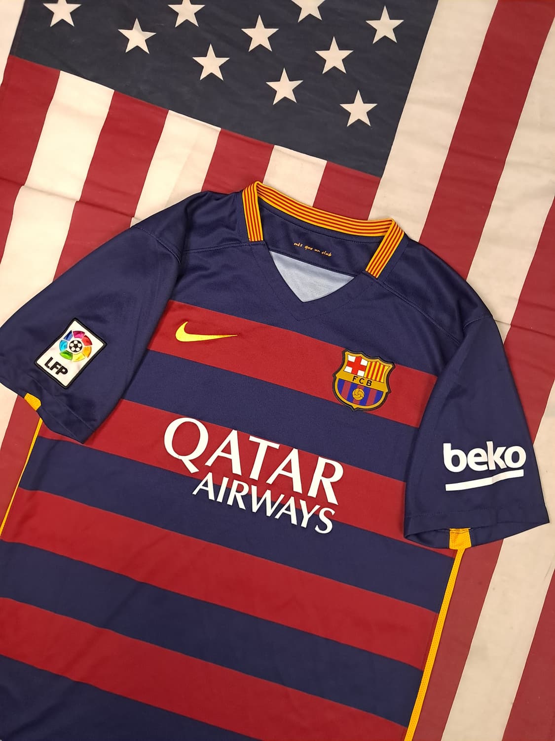 새제품 오리지날 나이키 15-16 바르셀로나 유니폼 상품이미지3
