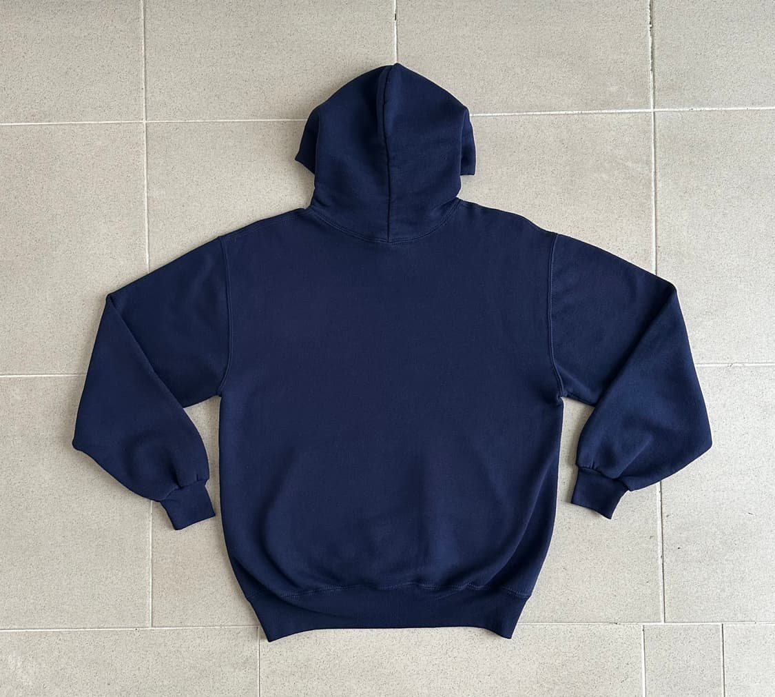 90s 빈티지 러셀 후드 네이비 L USA 상품이미지2