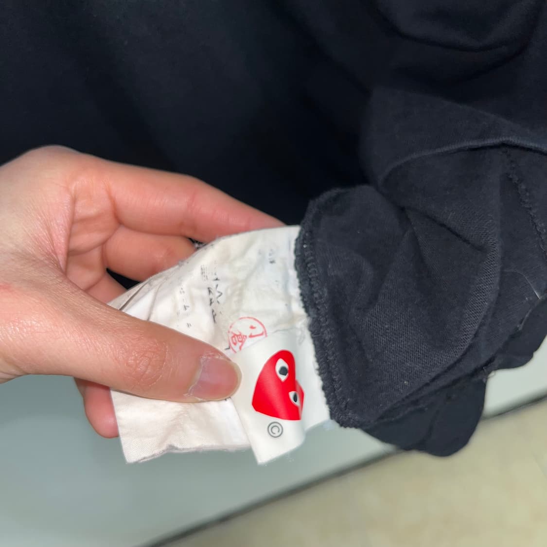 Comme des Garçons black red Wappen tee 상품이미지6