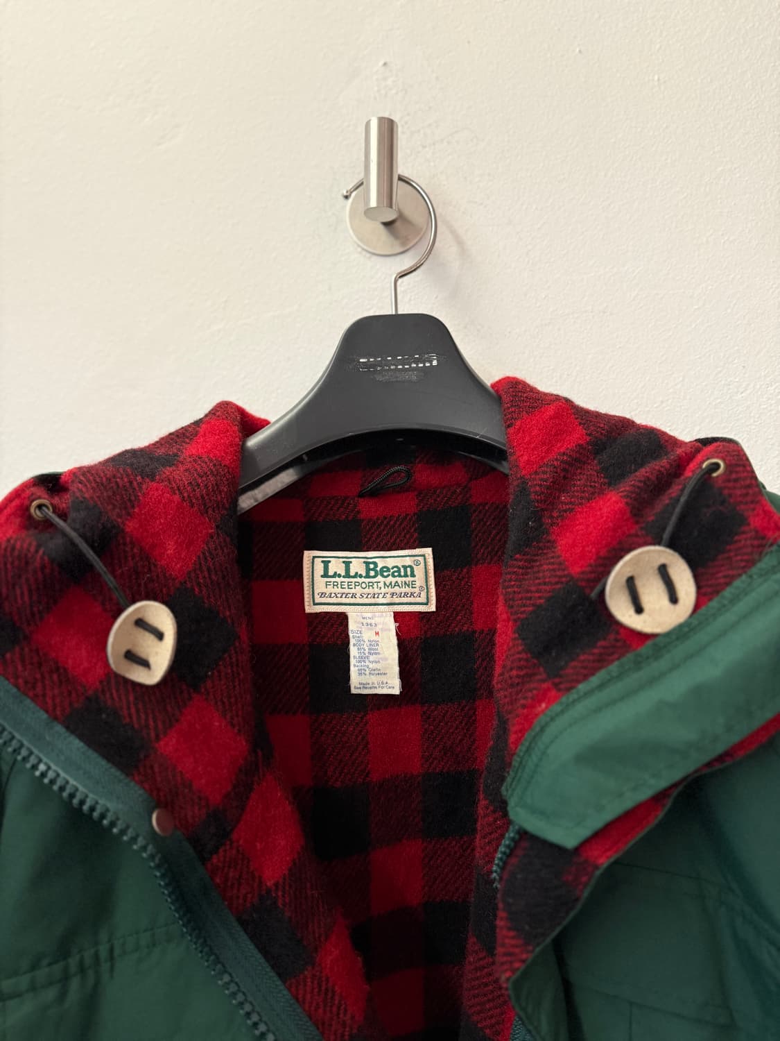 USA made🇺🇸 LLbean 빈티지 그린 마운틴파카 M 상품이미지3