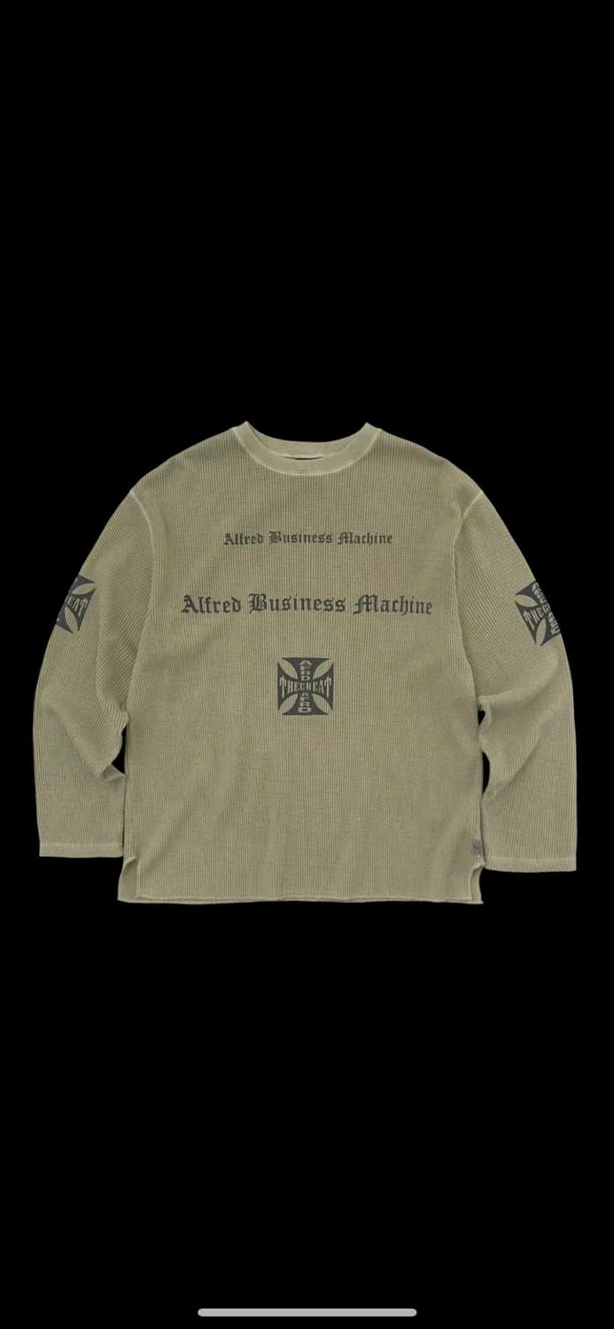 Alfred 알프레드 와플 롱 슬리브리스 카키 M 헤리티지플로스 상품이미지1