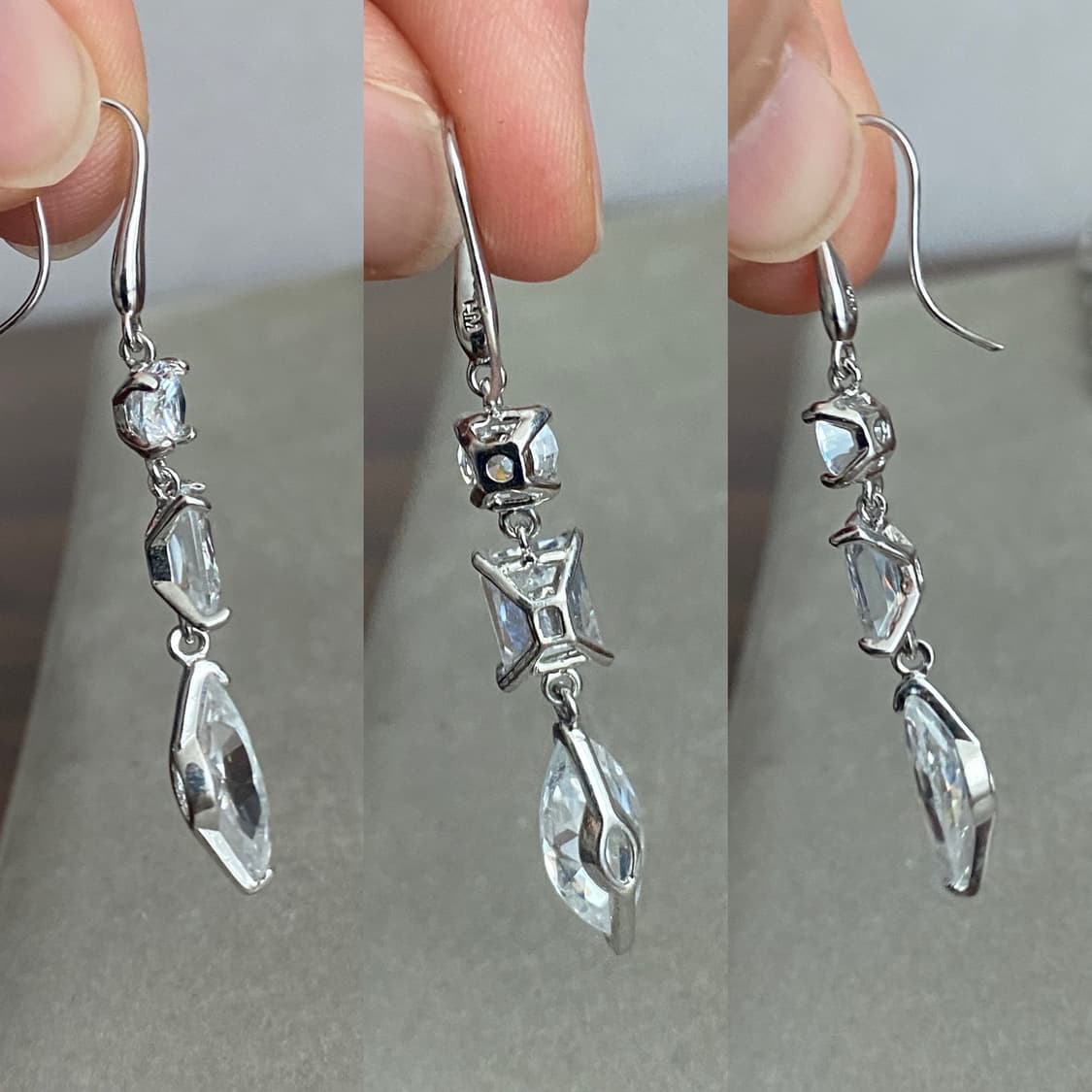 큐빅 악세서리 후크 귀걸이 상품이미지5