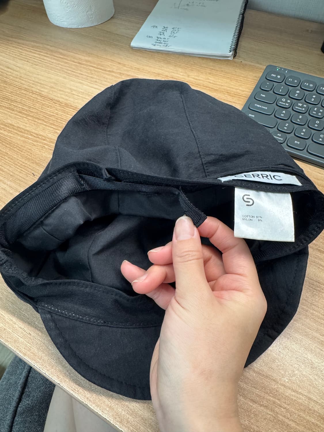 cerric casquette cap 블랙 상품이미지6