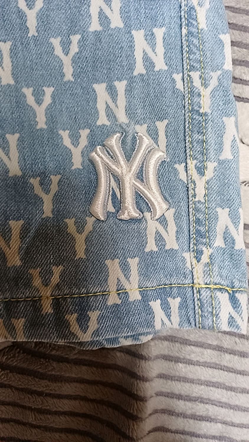 MLB 데님반바지 31인치 기장48 상품이미지4