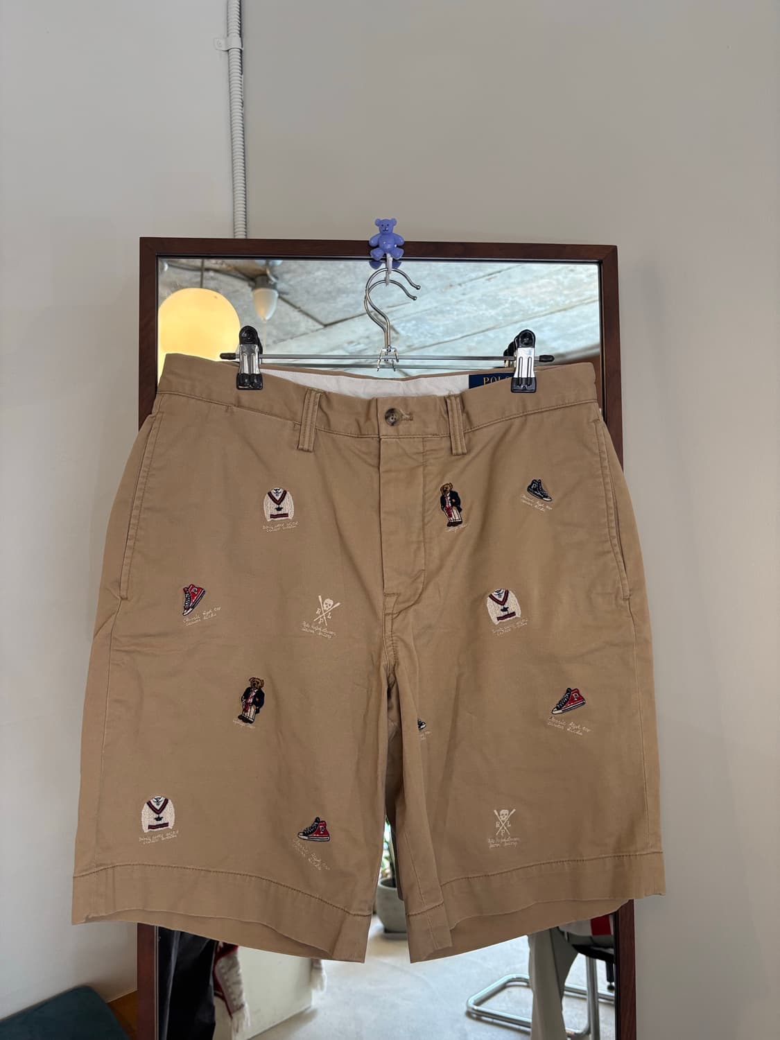 폴로 랄프로렌 자수 반바지 상품이미지1