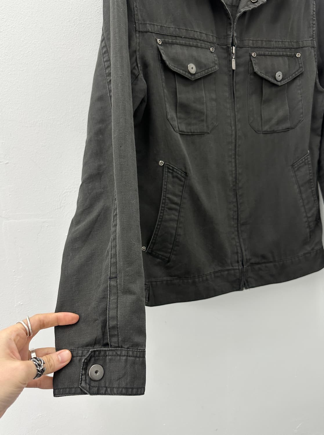 Create barefoot grunge khaki brown jacke 상품이미지5