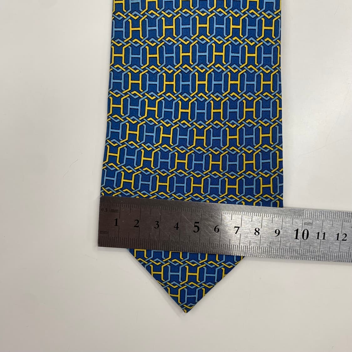 에르메스(HERMES) H모노그램 명품 정품 넥타이 상품이미지8