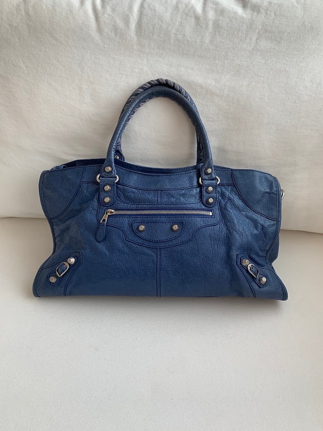 발렌시아가 자이언트 모터백 블루 상품이미지1