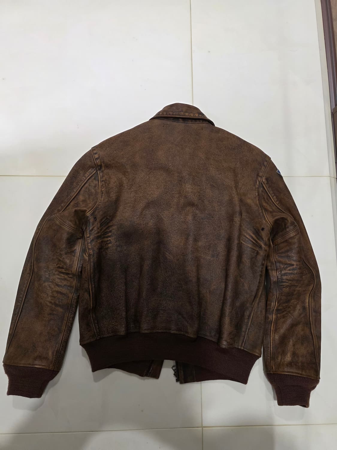 폴로 랄프로렌 A-2 플라잉 타이거 구형 레더 자켓 (M사이즈) 상품이미지2