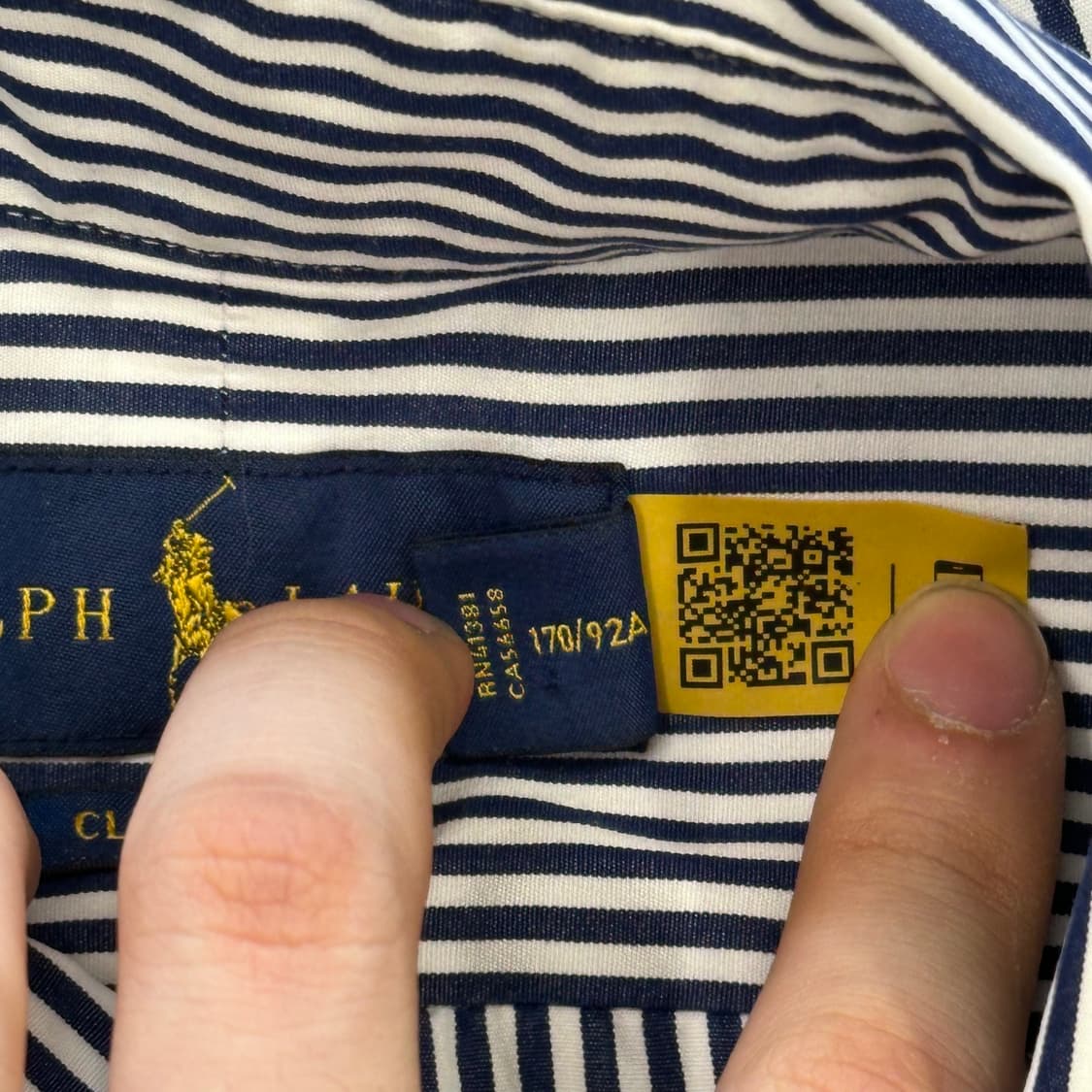 S 폴로랄프로렌 클래식핏 스트라이프 셔츠 상품이미지5