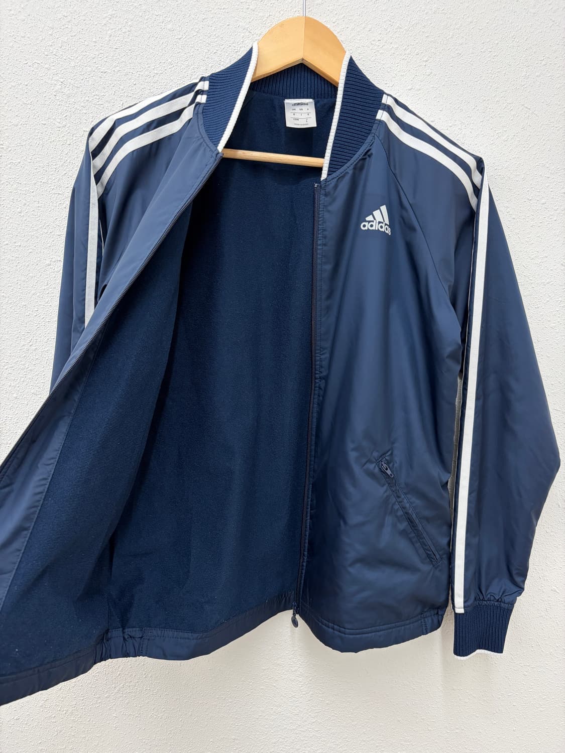 Y2K adidas 네이비 삼선 트랙 셋업 상품이미지6