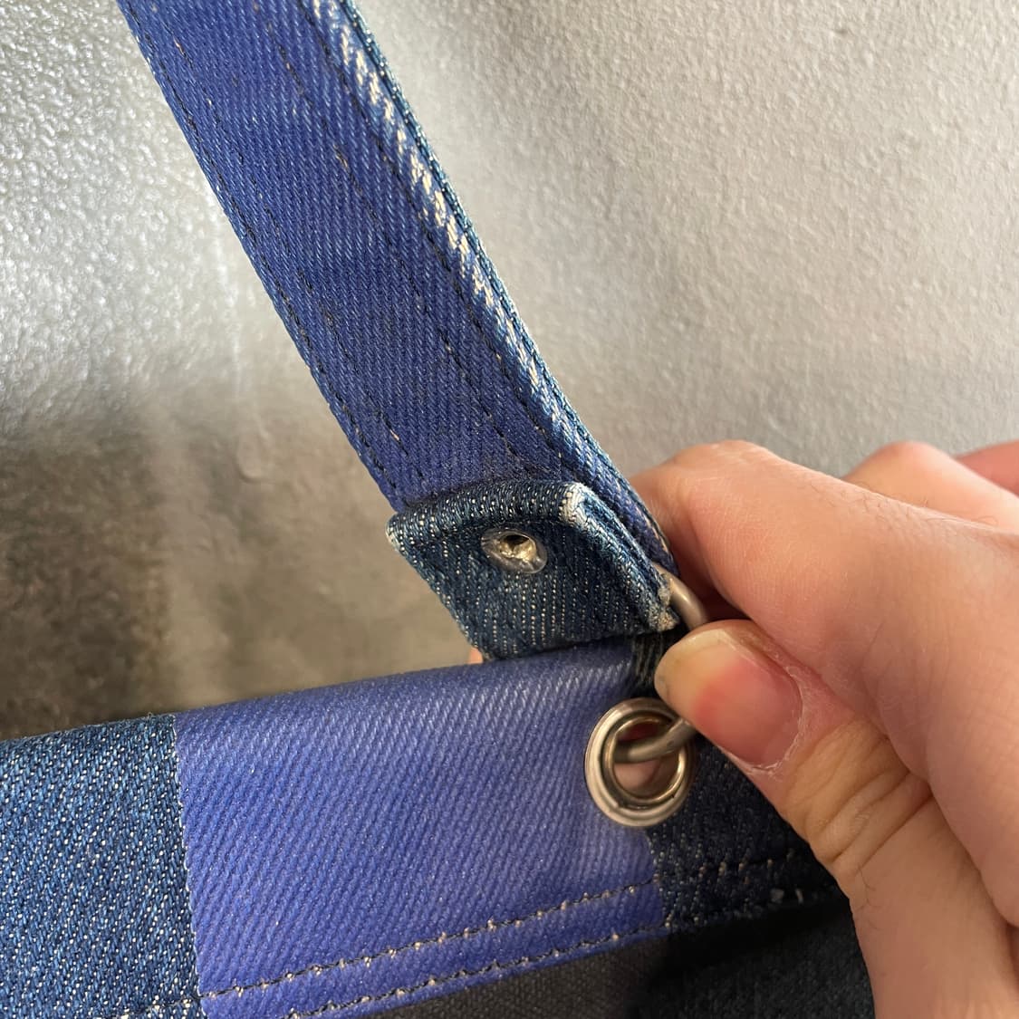 90s 꼼데가르송 데님 스트라이프 백 상품이미지6