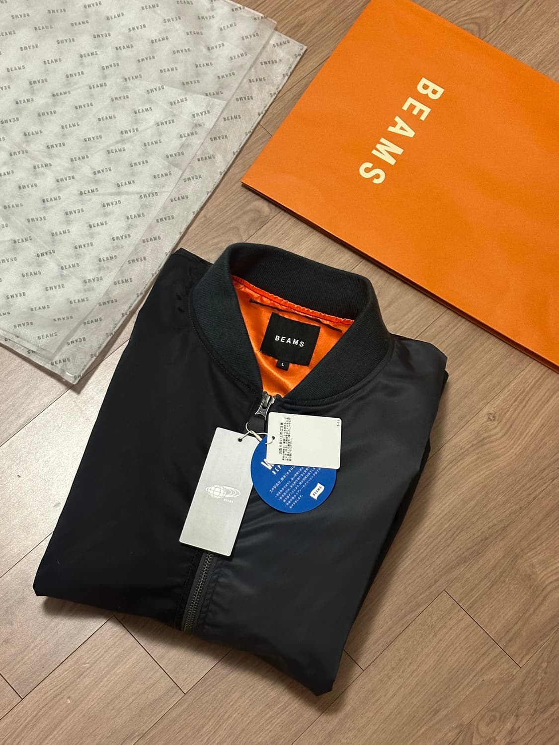 빔즈 26SS MA-1 새상품 L사이즈 상품이미지7