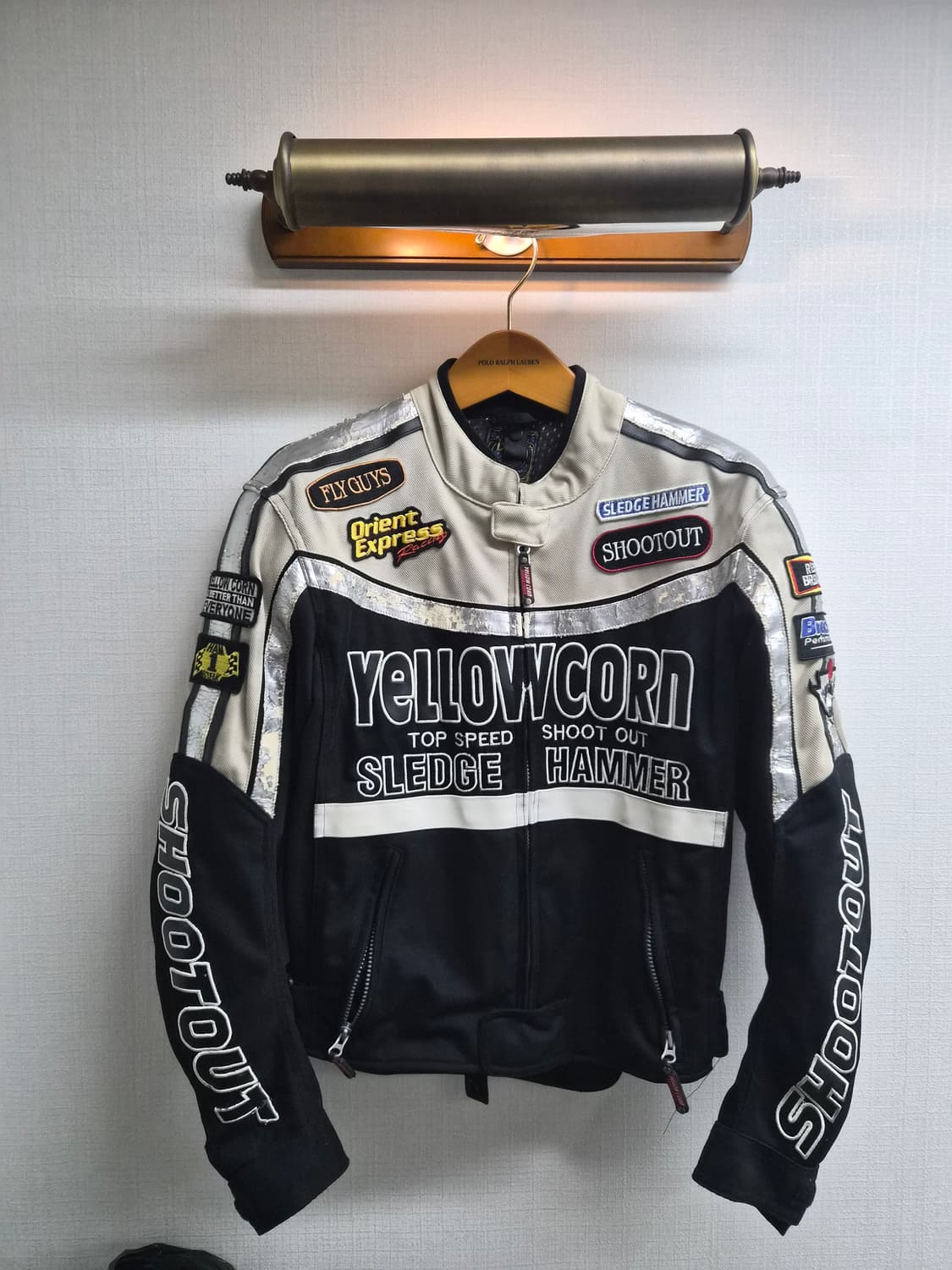 M/95) 옐로우콘 슬래지 해머 모터사이클 레이싱 자켓 팝니다 상품이미지1