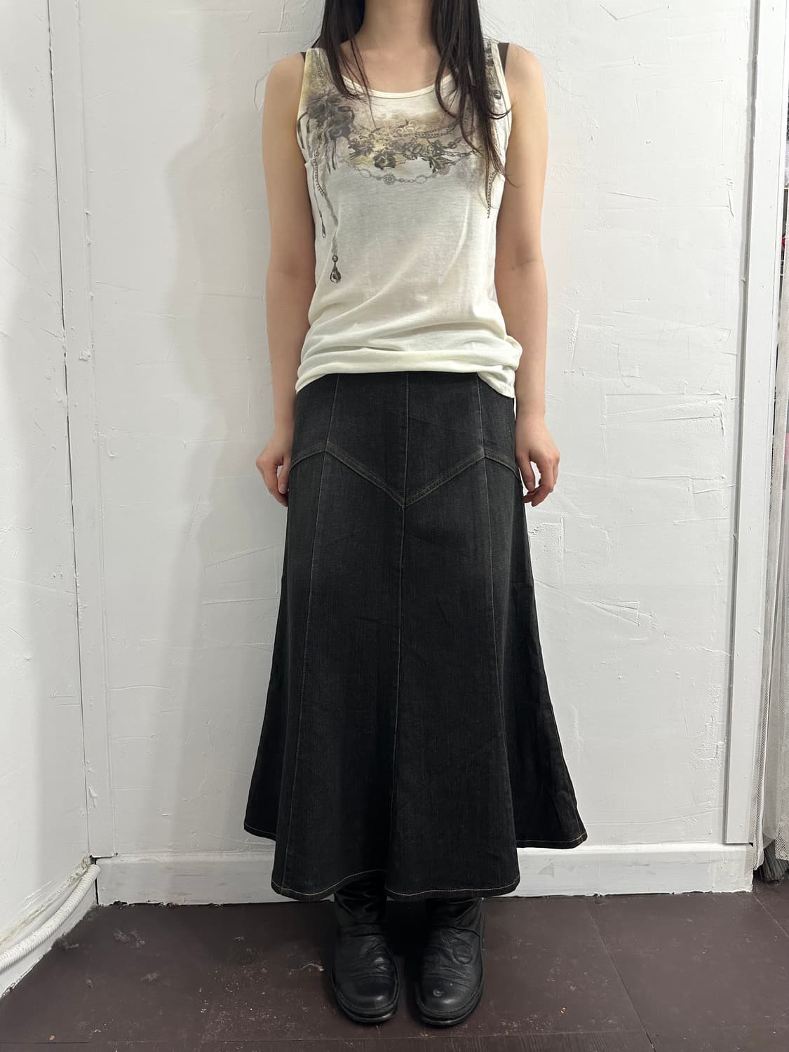 pageboy printing sleeveless 상품이미지3