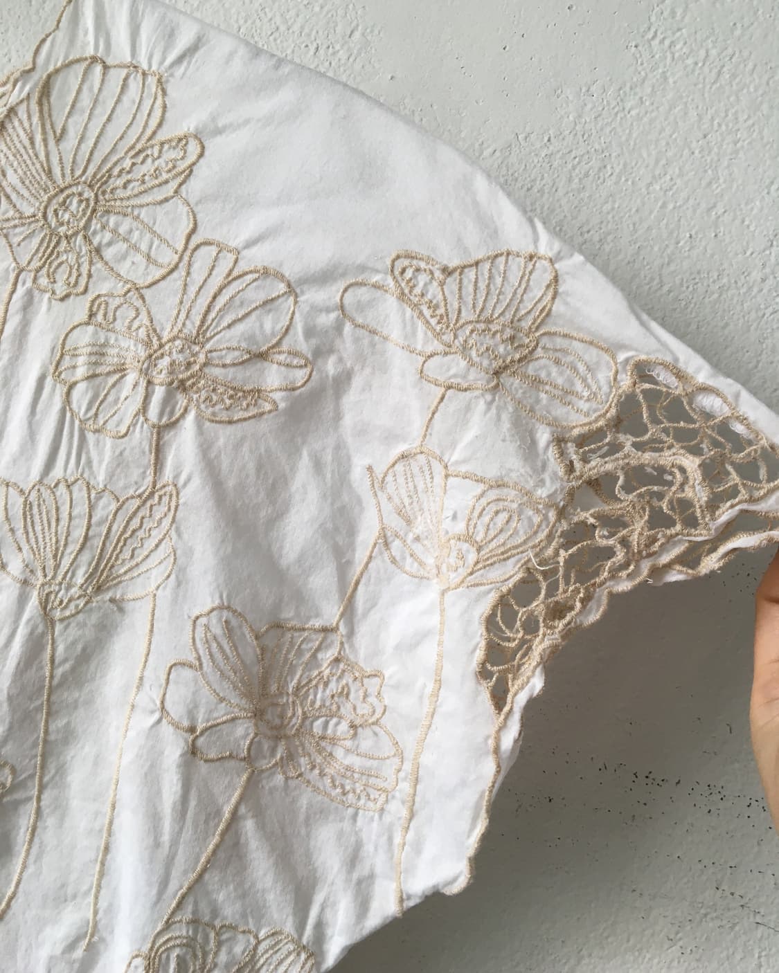 Embroidery pattern blouse 상품이미지5