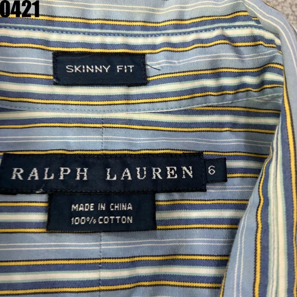 폴로 랄프로렌 스트라이프 셔츠 s 상품이미지2