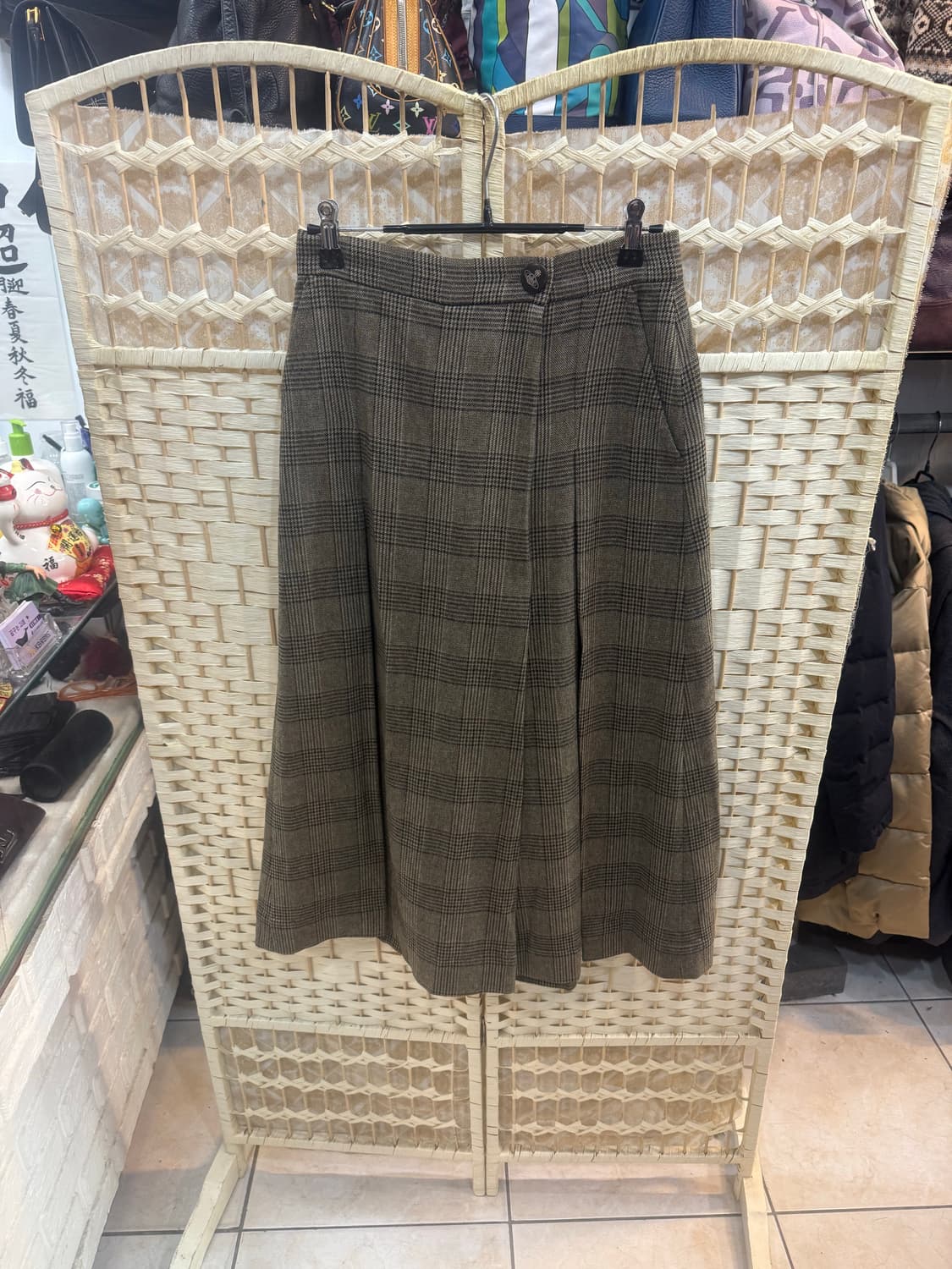 38/27/20ss 정품 비비안웨스트우드 울 롱스커트 팝니다 상품이미지1