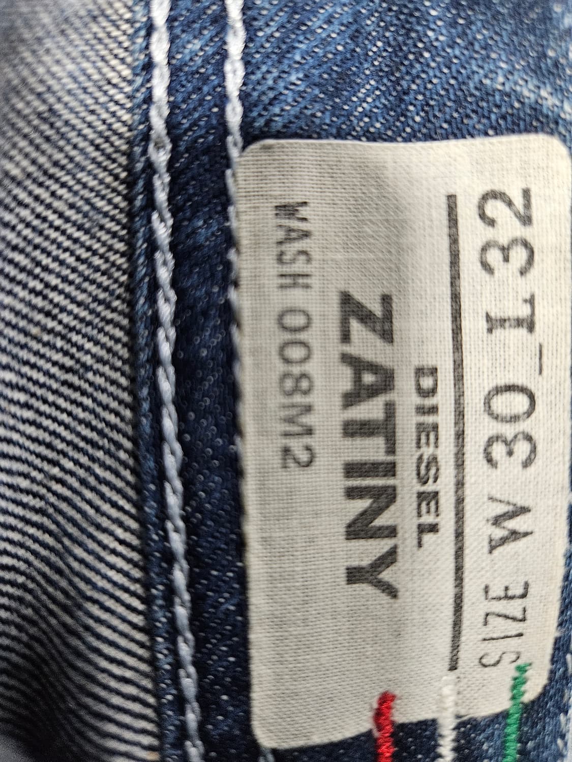 디젤 ZATINY 워싱 데님 청바지 W30 L32 상품이미지3