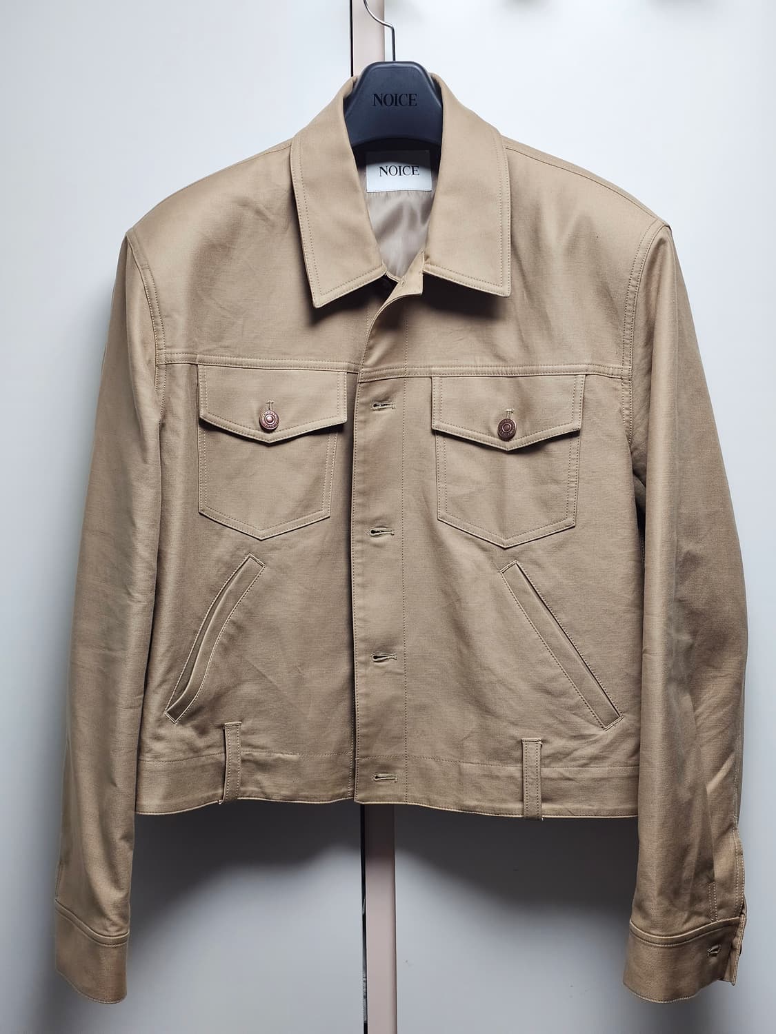 NOICE 노이스 트러커 자켓 베이지 L 상품이미지6