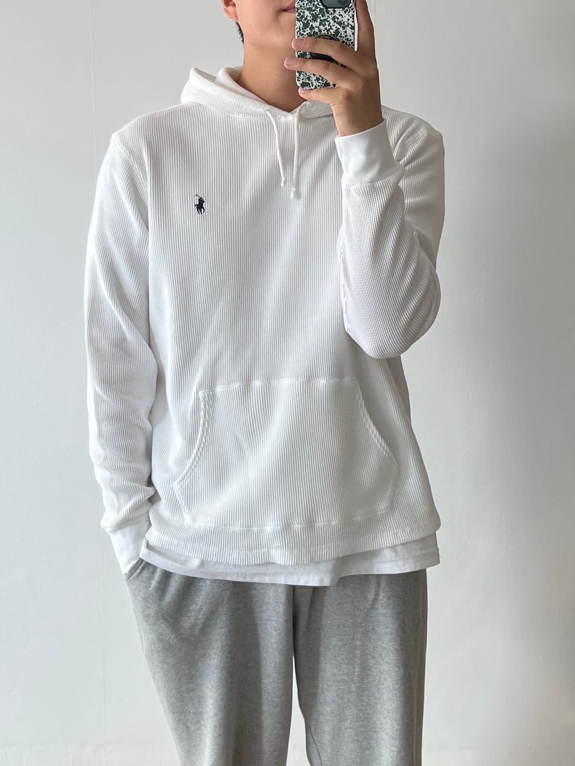 폴로 랄프로렌 후드 니트 XL 상품이미지1