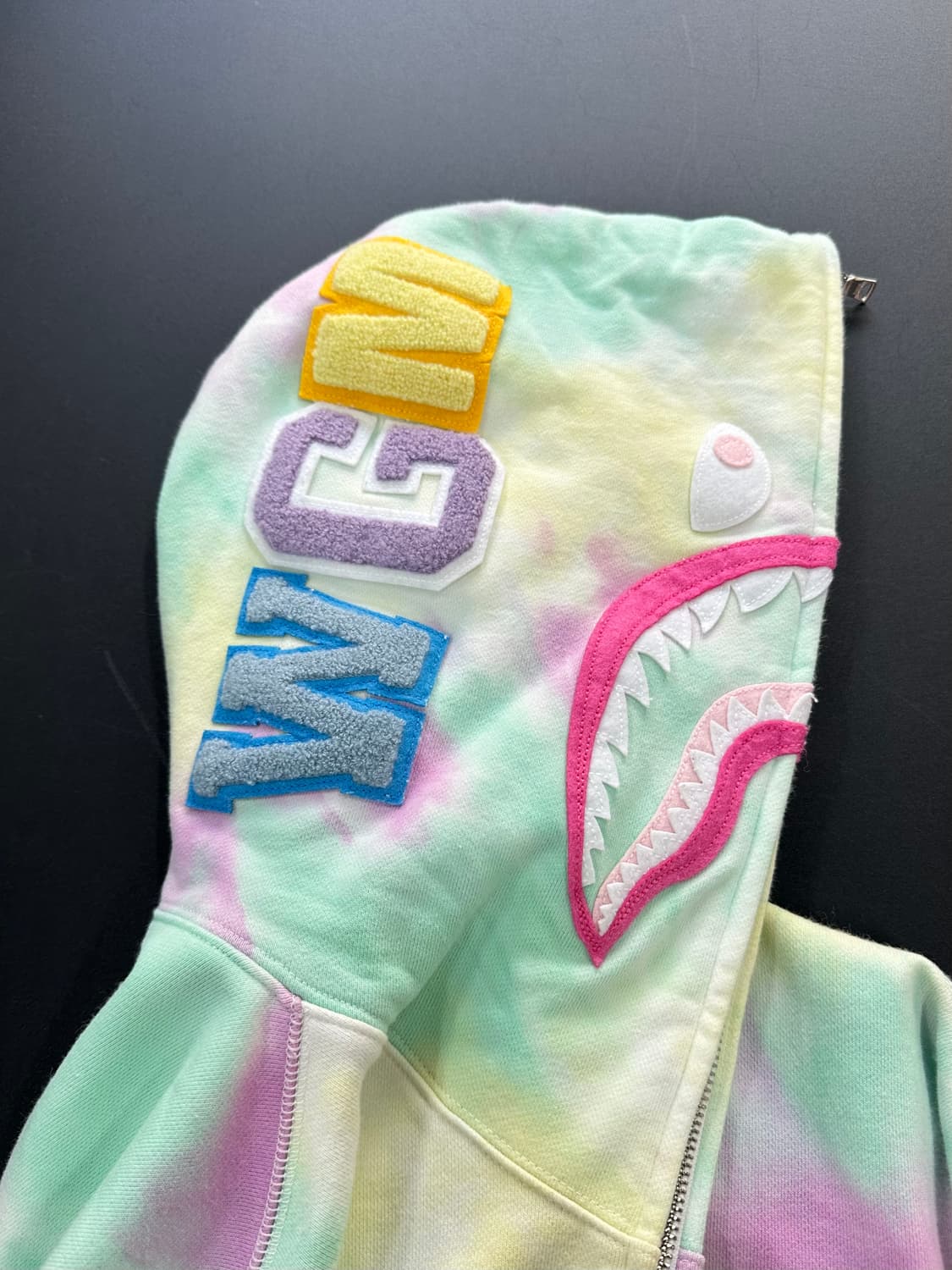 베이프 샤크 타이다이 풀 후드집업 상품이미지7