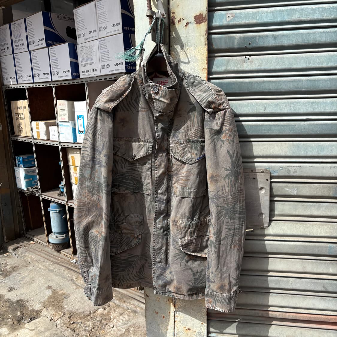 BOB 이태리 플라워 카모플라쥬 필드자켓 상품이미지5