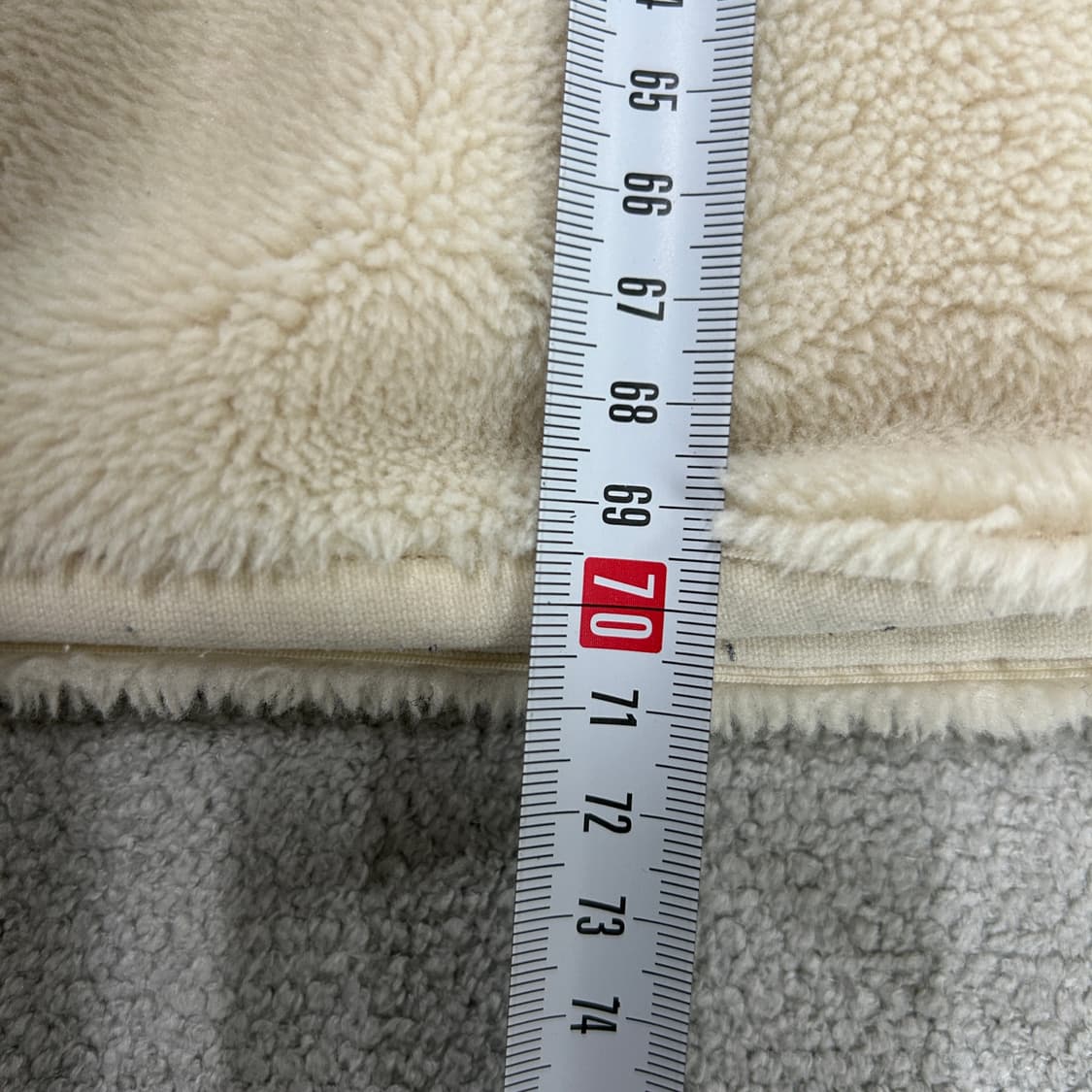 컬럼비아 아이보리 뽀글이 후리스 집업 m 상품이미지6