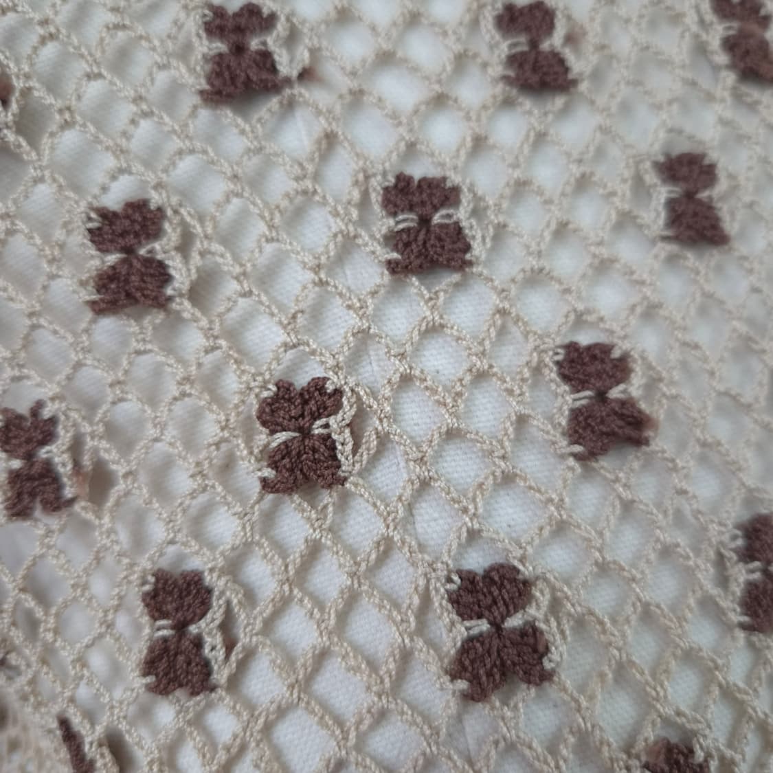 BIANCA COLLECTION 베어 플라워 크로쉐 가디건 상품이미지8