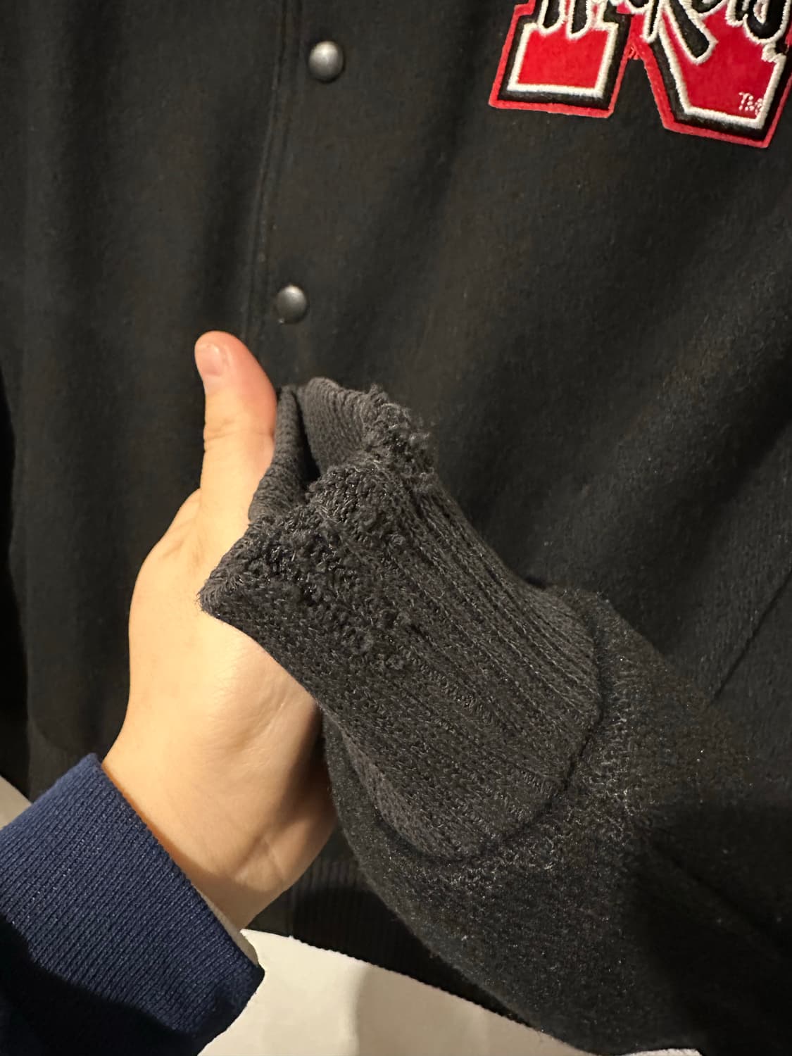 빈티지 90s 네브래스카 콘허스커스 풋볼 울 바시티 자켓 상품이미지5