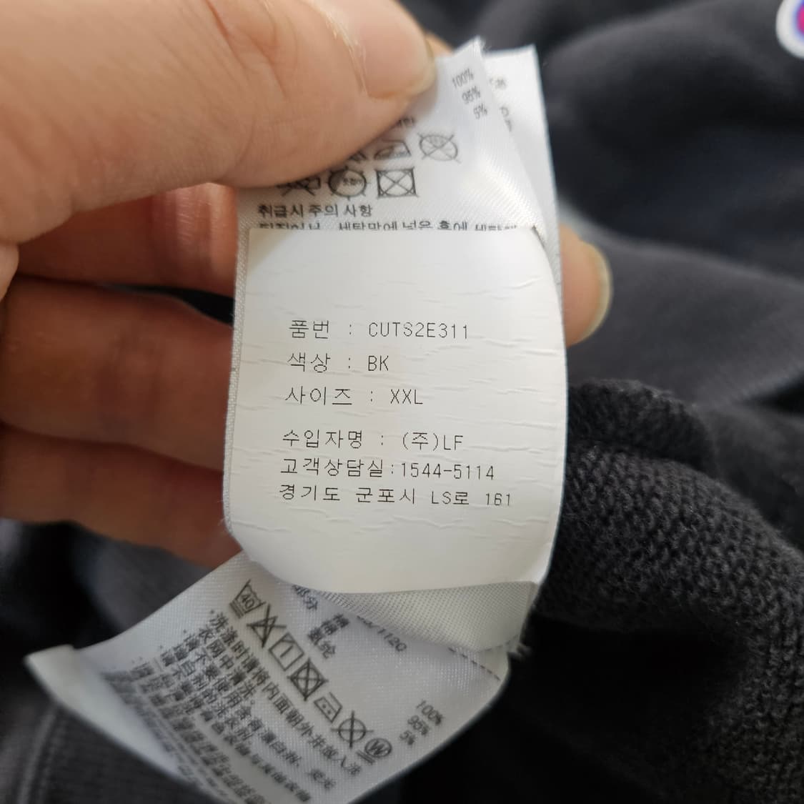 XXL 챔피온 빅로고 맨투맨 0319Y 상품이미지4