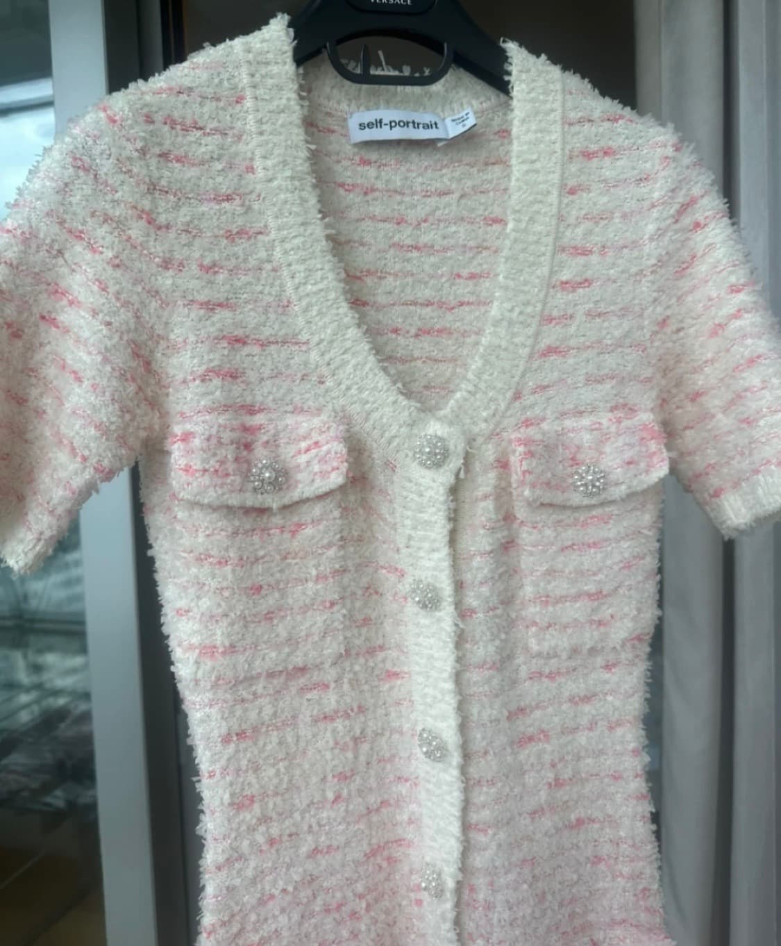 셀프포트레이트 트위드 반팔원피스 상품이미지3