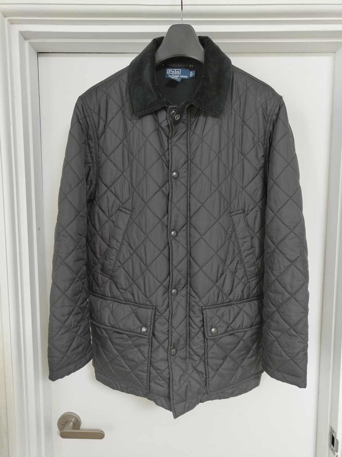 폴로랄프로렌 코듀로이 퀼팅 자켓 L (블랙) 상품이미지1