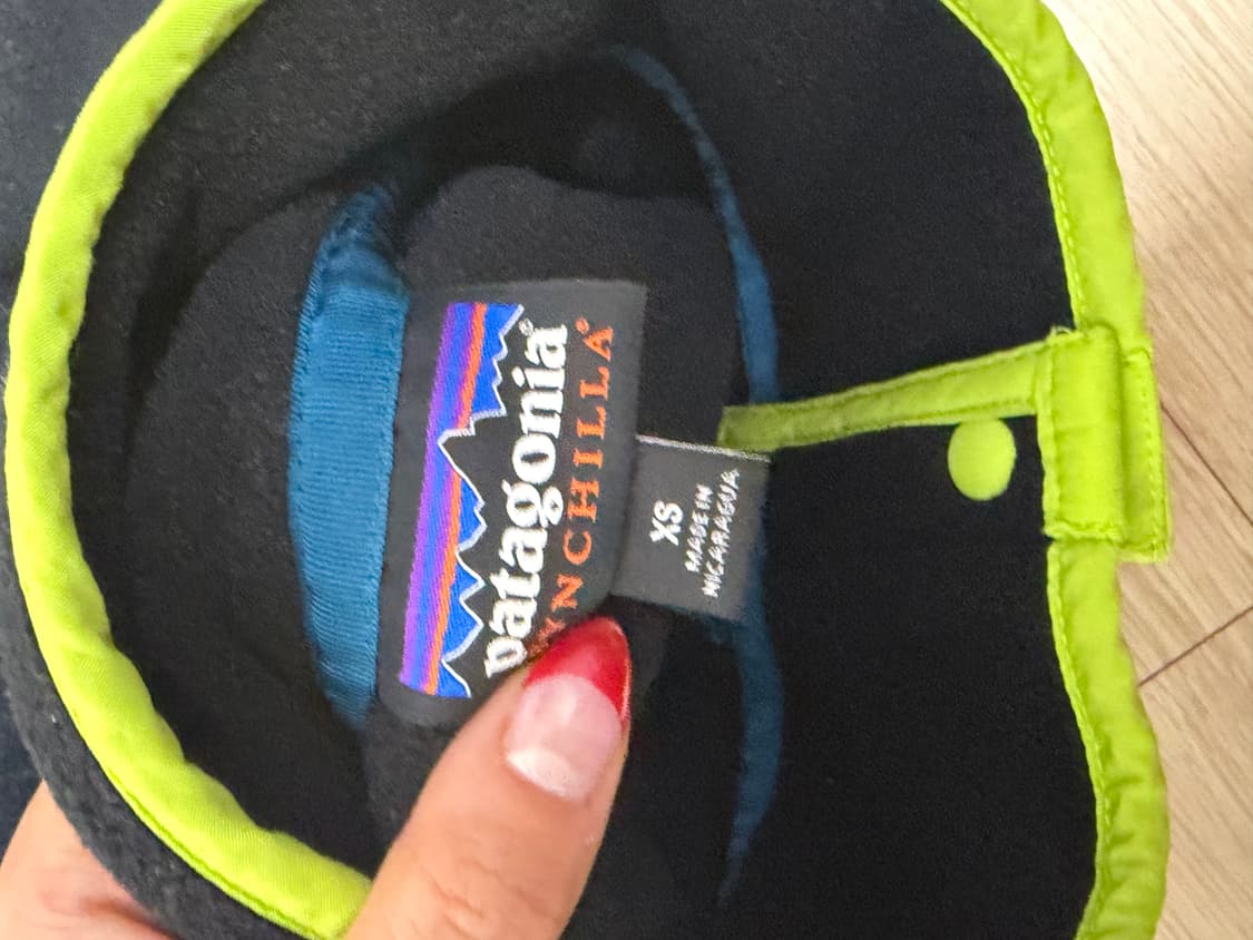 파타고니아 신칠라 블랙 라임 XS 상품이미지3