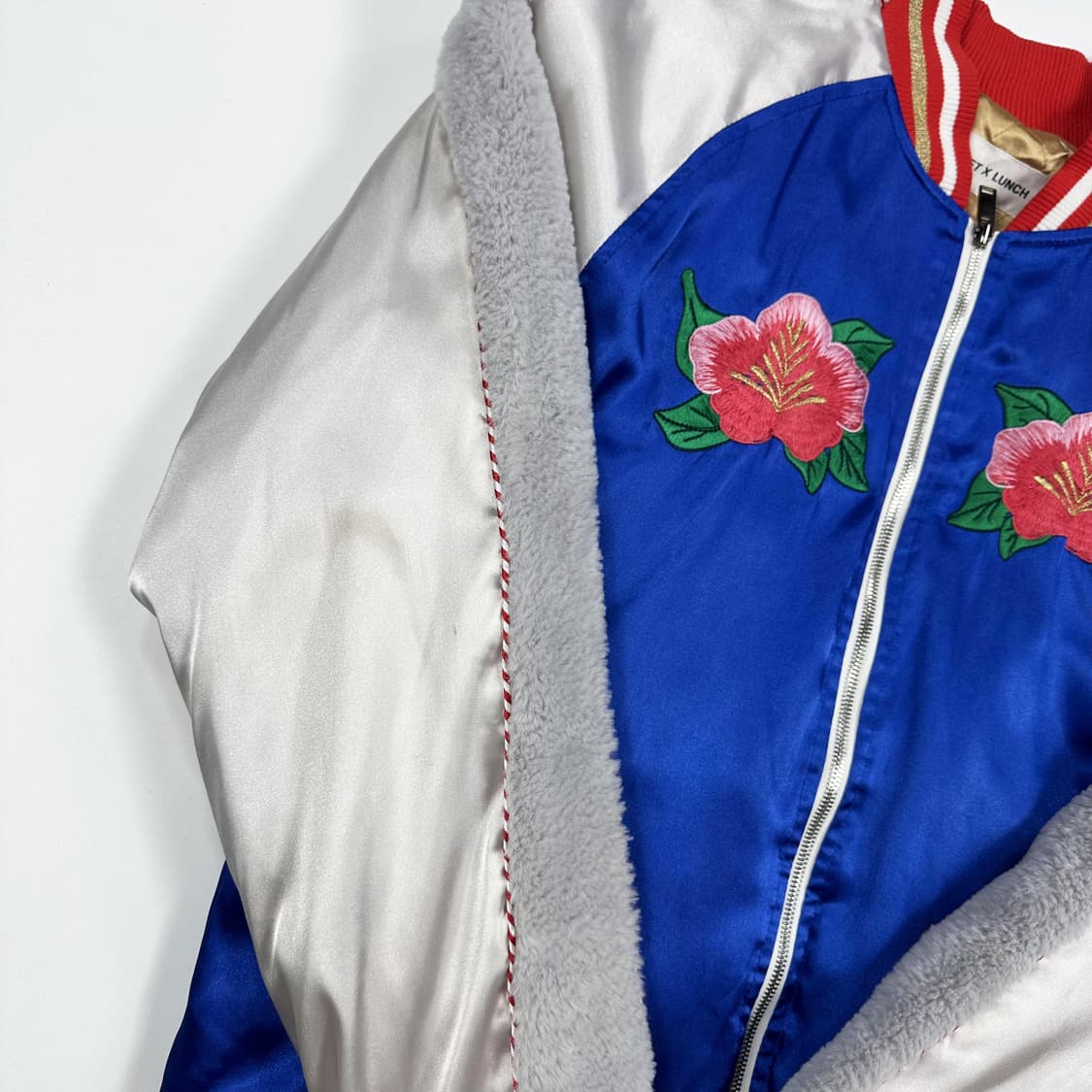 VTG 빈티지 타이거 자수 스카쟌 자켓 (L) 상품이미지7