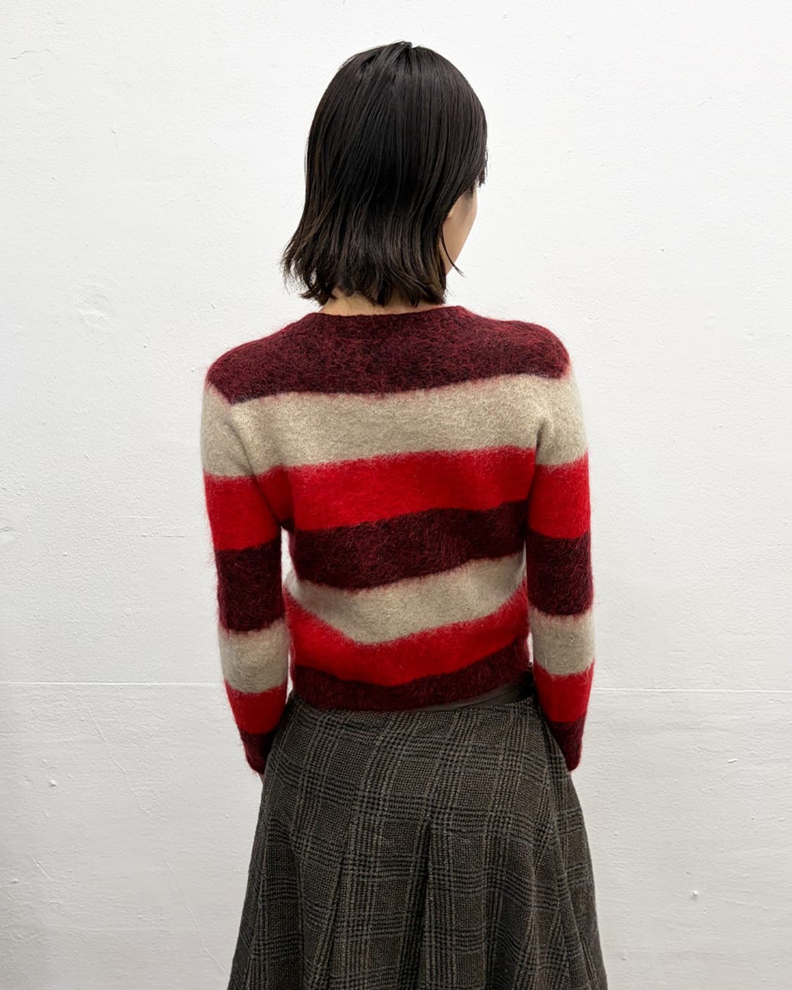 로베르토 콜리나 모헤어 니트/머플러 세트 상품이미지2