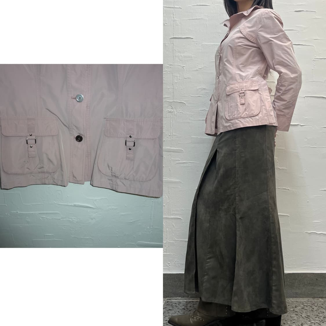 Light pink windbreaker 상품이미지1